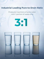 VIOMI® RO Water Filtration System,TDS PFOS&PFOA Reduction, 9 Stage Reverse Osmosis Water Filter, 600GPD, NSF/ANSI 372&53&42 Certified, Tankless Reverse Osmosis System Under Sink with Faucet
