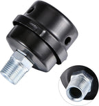 1/2" Thread Male Thread Diameter 20mm Air Compressor Silencer Filter, Thread Metal Air Compressor Intake Filter Sound Muffler Silencer, Air Compressor Replacement Parts