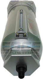 HEAVY DUTY HIGH FLOW COMPRESSED AIR IN-LINE PARTICULATE FILTER WITH 9OZ METAL BOWL, 1" NPT PORTS, AUTO DRAIN, 160 CFM, VISIBLE SIGHT GLASS, 5 MICRON ELEMENT