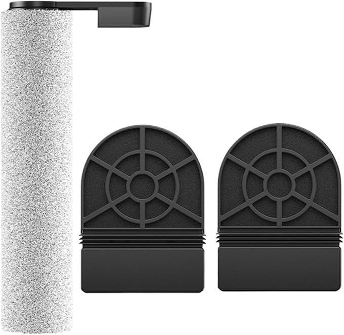 Roller Brush/Filter Replacement ，Compatible For Mijia， 2/3MAX /3PRO ，Compatible For Shunzao， M20 Floor Scrubber Vacuum Cleaner Parts(A)