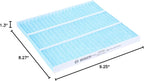 BOSCH 6036C HEPA Cabin Air Filter - Compatible with Select Hyundai Accent, Genesis Coupe, Tucson, Veloster; Kia Forte, Forte Koup, Forte5, Rio, Rio5, Rondo, Sportage