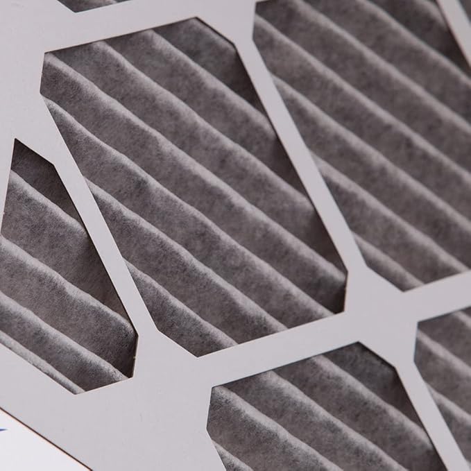 Nordic Pure 18x18x1 (Actual Size: 17 3/4 x 17 3/4 x 3/4) Furnace Air Filters MERV 8 Pleated Plus Carbon 4 Pack