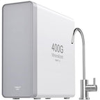 TOKIT Reverse Osmosis Water Filter, U1 Alkaline Mineral Under Sink Water Filter System, 400GPD Tankless RO Filtration with Faucet, NSF/ANSI 58, 2:1 Pure to Drain, Reduce TDS