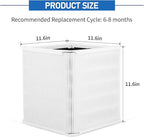 211+ Replacement Filter 2 Pack, Compatible with Blue Pure 211+ Air Purifier, 2-Stage Filtration System with H13 True Filter and Activated Carbon, for Home Bedroom Use, Collapsible Air
