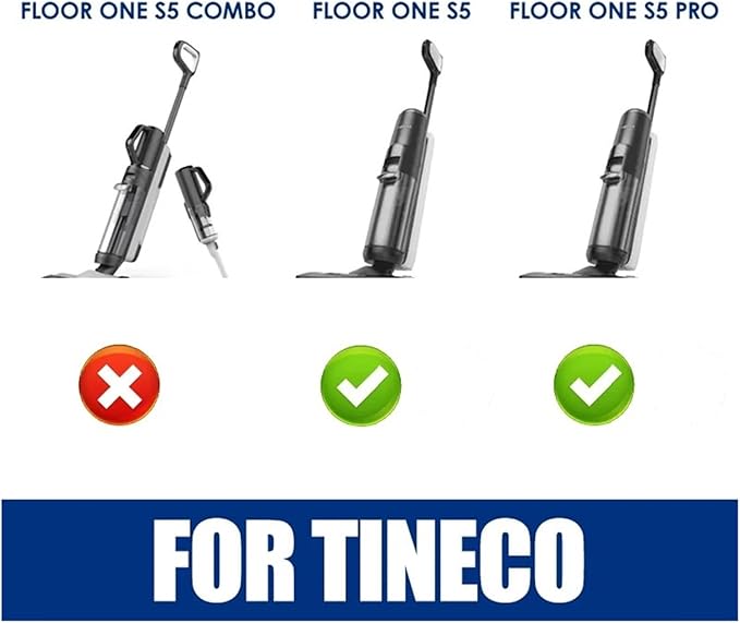 Clean/Dirt Water Tank Replacement,Compatible For Tineco,FLOOR ONE S5 / S5 PRO 2 Smart Wet/Dry Vacuum Cleaners Accessories Parts Large Capacity(S5CWT1)