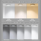 Half circle mirror，half circle mirrors for wall，half moon mirrors for wall，Dimmable LED Vanity Mirror Half Circle,Illuminated Mirror with Demister Pad, Anti-fog bathroom mirror，3 colours dimmable(Warm