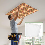 Tropical Plant Cactus Fluorescent Light Covers 4 Pack Western Cowboy Horse Sunset Deserts Brown Magnetic Fluorescent Ceiling Lights Filters for Office Classroom Home Drop Ceiling 4x2 Feet