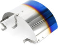 PTNHZ Universal Stainless Steel Air Intake Filter Cover Heat Shield Fits for 2.5-3.5" Cone or Cylinder Filter Burnt Blue