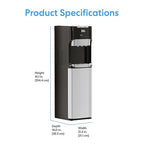 Brio Commercial Grade Bottleless Ultra Safe Reverse Osmosis Drinking Water Filter Water Cooler Dispenser-3 Temperature Settings Hot, Cold & Room Water - UL Approved – Point of Use