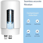 Waterdrop Faucet Water Filter, Replacement for Brita® Filter, 36311 On Tap Water Filtration System, Brita® Replacement Filters, 4-Months or 100 Gallons White (2 Packs)