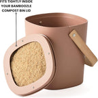 Bamboozle - Plant-Based Filter Set for Your Composter | Set of 6 Filters for The Bamboozle Compost Bin | One Year of Filters | Dishwasher Safe