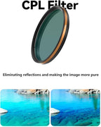 Fotorgear Camera Lens Filter,67mm Clip On Filters Professional Photography for Camera Lens, 67mm Universal Phone Polarizer Filter CPL ND Black Mist Gold Streak for iPhone Xiaomi Huawei (Black Mist)