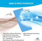 NORTHWEST ENTERPRISES Vent Filters, MERV 8 Electrostatic Triple Filtration, Floor Vent Register Filters - 4"x10", 90 Day Filtration (12)