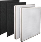 Vital 100-RF True HEPA Filter Set Compatible with LEVOIT Vital 100 Air Purifier Hepa + Activated Carbon Pre-Filter Replacement by LifeSupplyUSA (2-Pack)