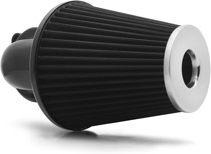 Big Sucker cone Air filter intake for harley air Cleaner Sportster Softail fatboy heritage dyna touring street road king Glide (Nake - BLACK, Type C : Touring 08-16, Softail 16-17)