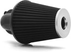 Big Sucker cone Air filter intake for harley air Cleaner Sportster Softail fatboy heritage dyna touring street road king Glide (Nake - BLACK, Type C : Touring 08-16, Softail 16-17)