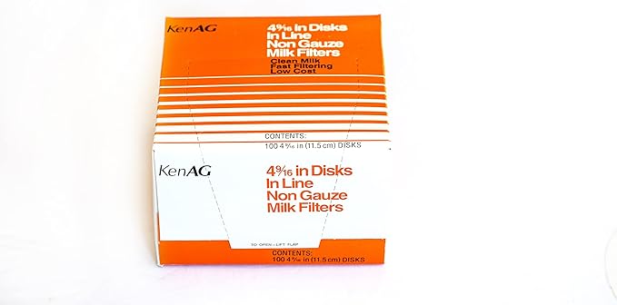 Kenag Milk Filter Disks 4-9/16" (100 disks) (2 Pack)