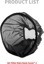 Air Filter Rain Sock Cover Dustproof Waterproof Air Filter Protective Cover Fit For Harley Touring FLHR FLHX Road King Street Glide Softail Fat Boy Sportster XL 1200 883 Dyna