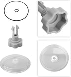 FABULETTA SF80110-1 Leaf Trap Cover Lid with O-Ring and Valve for Intex 12 Inch Sand Filter Pump Pool Equipment Replacement Parts