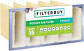 Filterbuy 16x25x12 5-Pocket Air Filter MERV 15 HVAC Replacement (1-Pack)