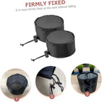 2pcs Grow Tent Accessories Oxford Cloth Grow Tent Vent Cover Elastic Band Fasteners