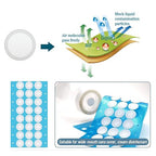 Synthetic Filter PaperStickers, 20 mm, 0.3 μm, Monotub Filter, Filter Discs Mycology - MonotubMushroom Fruiting Chamber Synthetic Filter Disc (60)