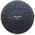 Septic Tank Lids, Manhole Cover with Handle, Sturdy and Pressure-Resistant, Suitable for Green Belts, Residential Areas and Construction Sites(31.5 cm/12 in)