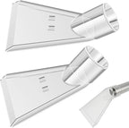 2Pcs Carpet Vac Extractor Attachment Tool, Portable Vacuum Cleaner Brush Head, Extraction Nozzle Shatter Proof Sofa Carpet Cleaning Nozzle Transparent Vacuum Cleaner Parts for Vacuum Cleaners