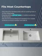 VIOMI® PFAS Reduction Reverse Osmosis System, NSF/ANSI 372&53&42 Certified, 9 Stage & 48 Months Filter, Tankless RO Water Filtration System Under Sink, 800G, Smart LED Reminder, Incl. 1 Extra Filter