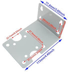 FDXGYH 2 Pcs Water Filter Housing Brackets Water Purifier RO Machine Metal Housing Fixed Bracket [10-inch/20-inch]
