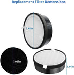 2 Pack LV-H132 Replacement Filter Compatible with LEVOIT LV-H132 and LV-H132-RF Air Purifier, High-Efficiency 3-in-1 True H13 HEPA Activated Carbon Filter