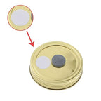 Zonon 64 Pieces Synthetic Filter Paper Stickers 20 mm 0.3 ?m Synthetic Filter Disc Tape Mushroom Applied Under Wide Mouth Mason Jar for Mushroom Cultivation