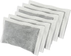 Green Piece® Activated Charcoal Air Filters for Odor Removal - Compatible with ITouchless Trash Cans - Not made or sold by iTouchless - Made and sold by Green Piece - Pack of 6