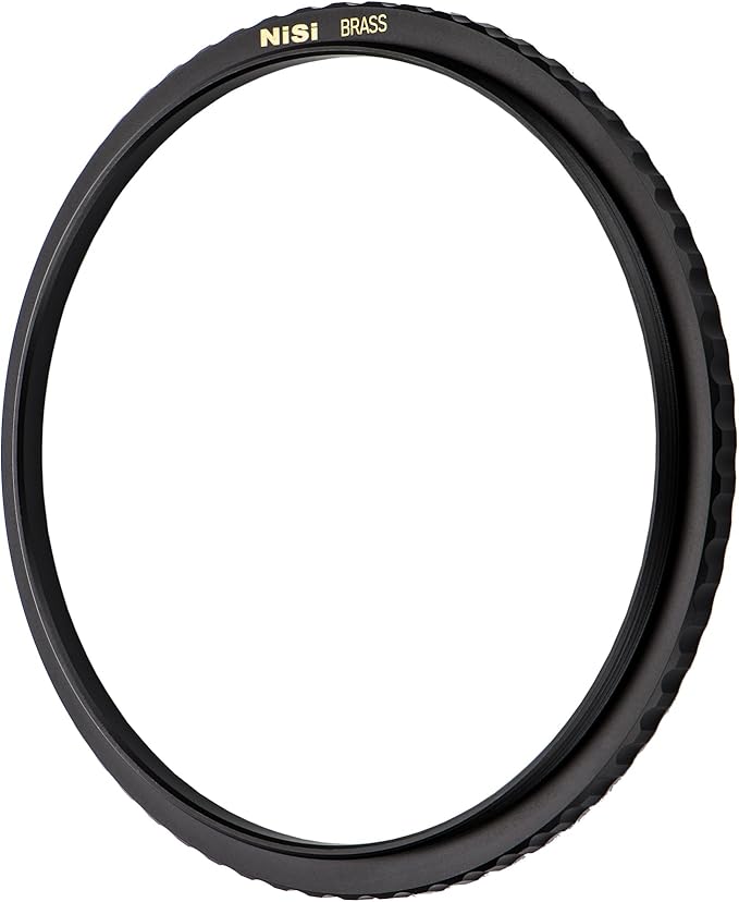 NiSi - Brass Pro 49mm to 52mm Step-Up Ring - Threaded Stepping Adapter Ring, 49mm Male Lens Attachment 52mm Female Filter and Accessory Thread - Matte Black Finish to Prevent Reflections, Brass Alloy