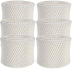 6-Pack Humidifier Wicking Filters Replacement Compatible for Honeywell HAC-504, HAC-504AW, HCM-350, HCM-300T, HCM-600, HCM-710, HCM-315T Series Humidifiers