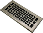 Floor Air Vent 4X10 Inch Heavy Duty Walkable Steel Floor Register Bronze Color Floor Vent Grilles Ease Adjust Decorative Floor Vent