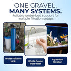 IPW Industries Inc., 5lbs. Water Tank Box Garnet Gravel - Ideal Under-Bed Support for Water Softeners, Water Tanks, and Mixed Media Filtration Systems Gravel #20 1/8 in. x 1/16 in