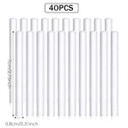 40 Pieces Humidifier Filter Cotton Refill Travel Mini Humidifier Filters Sticks Car Filters Replacement Parts for Portable Personal USB Powered Smart H20 in Office Bedroom(2.75 Inch)