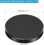 PATIKIL 40.5mm Lens Cap, Camera Lens Cap Cover Universal Front Metal Lens Filter Stacks Cap Protective Case for 40.5mm Camera Circular Polarizing Fader ND Filter, Black