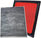 JTBU157-11895 Cabin Air Filter and Engine Air Filter Combo for AVALON CAMRY HIGHLANDER RAV4 ES350 NX250 NX350,Replacement for CF12157