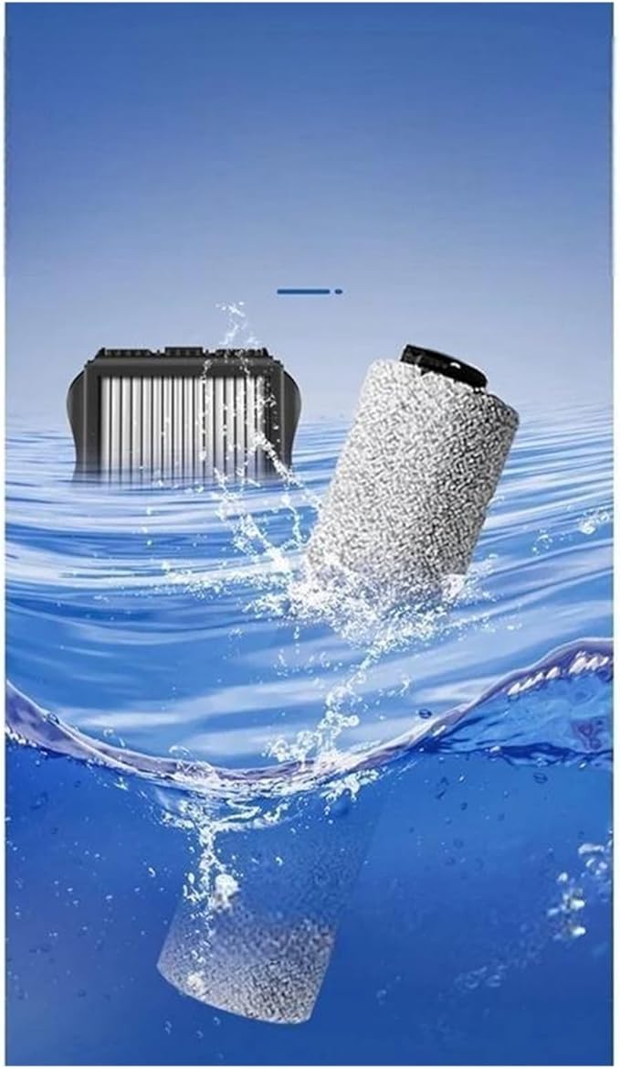 Roller Brush Filter Replacement，Compatible For Tineco，1.0 Cordless Wet Dry Vacuum Floor Scrubber Cleaner Parts,Vacuum Cleaner Accessories