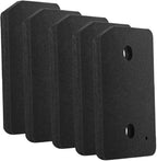 5 Pack Black Sponge Filter Mat For Replacement Foam Filters For Dust Control And Optimal Machine Performance