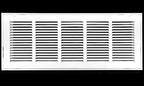 HVAC Premium 28 x 6 Duct Opening Steel Return Air Filter Grille, for 1-inch Filter, Removable Door, Flat Stamped HVAC Vent Cover Grille, Outer Dimensions 30.5 x 8.5