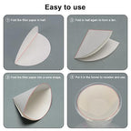 stonylab Quantitative Filter Paper, 100 Pack Slow Flow Rate Cellulose Filter Paper Circles with 10 Micron Particle Retention, 74 mm Diameter