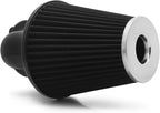 Big Sucker cone Air filter intake for harley air Cleaner Sportster Softail fatboy heritage dyna touring street road king Glide (Nake - BLACK, Type A : For Sportster XL models)