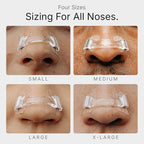 Intake Breathing Magnetic Nasal Strips Starter Kit (15 Count, Clear) - Boost Oxygen Intake, Reduce Snoring, Improve Sleep Quality - Sweat Resistant, Nasal Strips - Extra Strength Snoring Solution