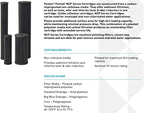 Pentair Pentek NCP-20 Carbon Water Filter, 20-Inch, Whole House Non-Cellulose Carbon Impregnated Pleated Filter Cartridge, 20" x 2.5", 10 Micron