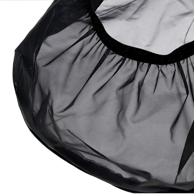 Motorcycle Air Cleaner Rain Sock Cover, Water Resistant Dust Shield, Stretch Fit Slip-On Pre Filter Wrap for Round Air Filter, Quick Install for Street Cruiser Touring Riding