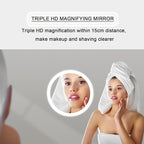 Bathroom Mirror with LED Lights，Smart Illuminated LED Bathroom Mirror，Energy-Saving LED Smart Mirrors，LED Mirror for Bathroom，with Demister Pad and Smart Touch Switch(H60*W80cm/H23.6*W31.5IN)