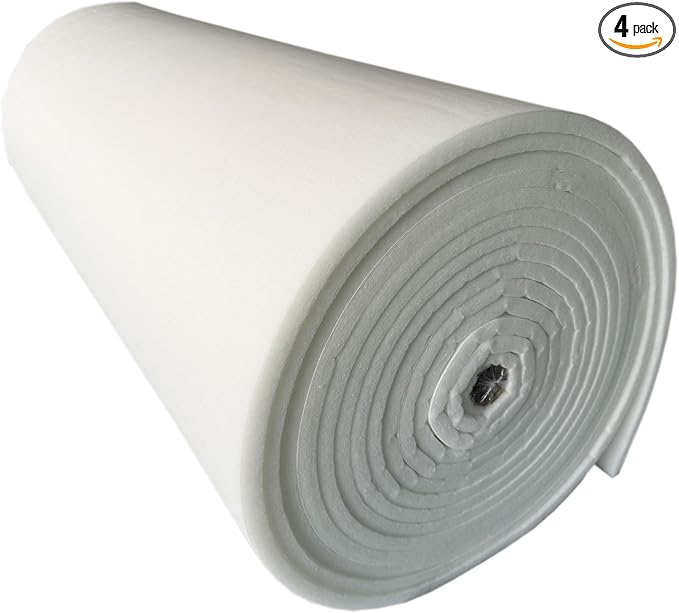 Spray Booth Ceiling Filter, High-Capacity Intake Air Filter for Downdraft Booths (4/case, 38" x 108")